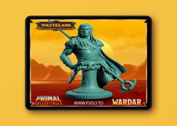 Elf – Wardar Bust – 3D Print Model
