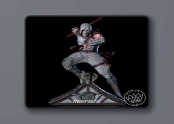 Fan Art – Storm Shadow – Statue – 3D Print Model STL