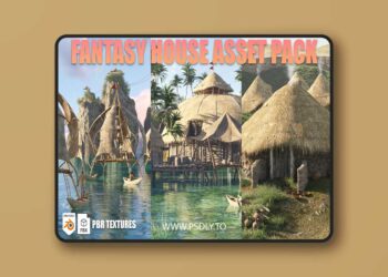Fantasy House 3D Asset Pack