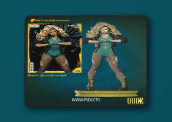 Francis Quez – Black Canary – 3D Print Model STL