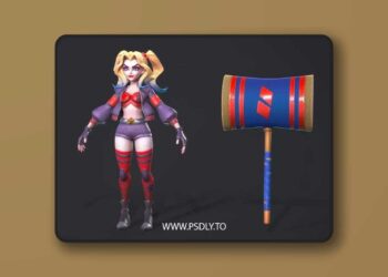 Harley Low-poly 3D Model