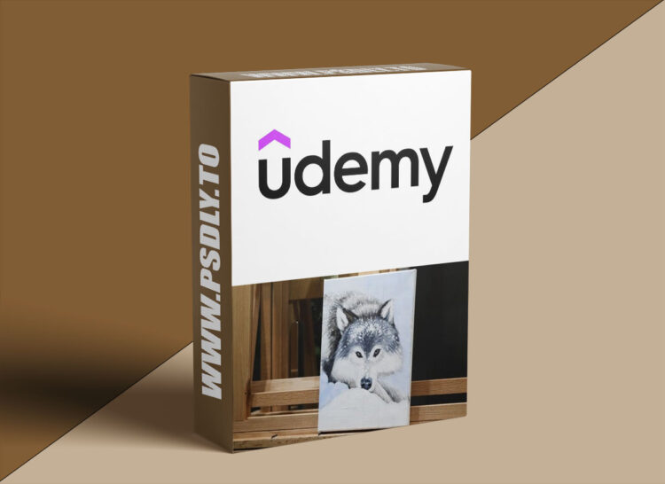 Udemy – How to Paint a Wolf in Snow Step-by-Step 1 How to Paint a Wolf in Snow Step-by-Step