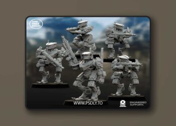 Human Defence Force – GRUNT Robots – 3D Print Model