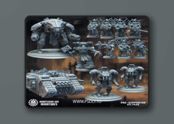 Immaterium God Miniatures – Heirs of the Dark Iron Foundry Vol.3 – 3D Print Model STL