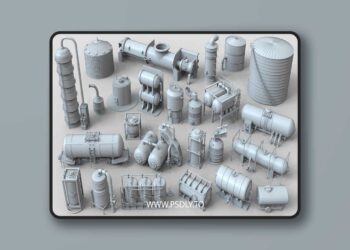 Industrial Tanks – Part 2 – 25 pieces