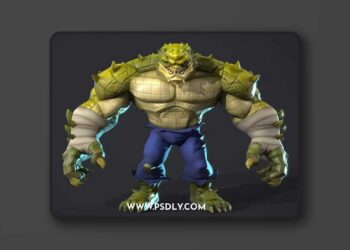 Killer Kroc Low-poly 3D Model