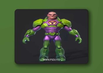 Lex Luthor Low-poly 3D Model