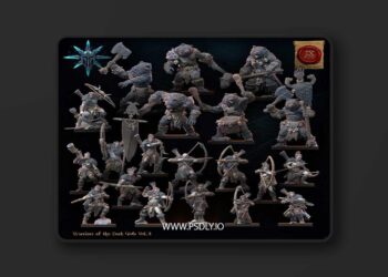 Lost Kingdom Miniatures – Warriors of the Dark Gods Vol. 3 – 3D Print Model