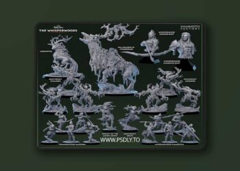 Mammoth Factory – August 2025 – The Farlands – The Whisperwoods – 3D Print Model