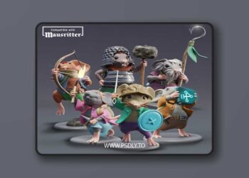 Mausritter Fellowship DnD Miniatures – 3D Print Model