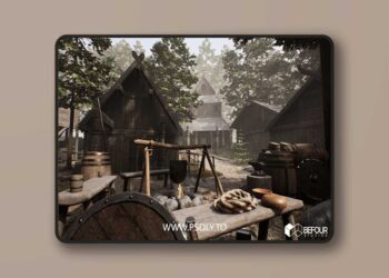 Medieval Nordic Village Environment (5.0+)