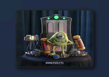 Mike Wazowski – 3D Print Model