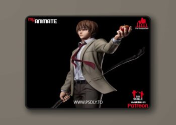 MyAnimate – Death Note – Light Yagami – 3D Print Model STL