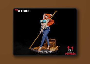 MyAnimate – One Piece – Nami – 3D Print Model STL