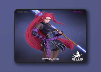 OXO3D Figures – Kpop Demon Hunter Mira Figure – 3D Print Model STL