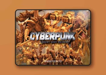 Papsikels Miniatures – August 2025 Tribes – Cyberpunk Release – 3D Print Model