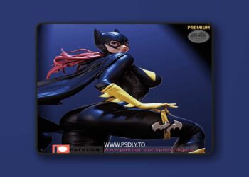Peach Figure – Batgirl – 3D Print Model