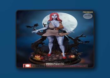 Peach Figure – Sally Nghtmare – 3D Print Model STL