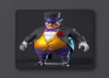 Penguin Low-poly 3D Model