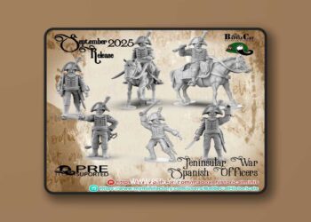 Peninsular War Spanish Officers – 3D Print Model STL
