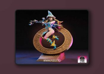 PgGasta – Magician’s Valkyria – 3D Print Model STL