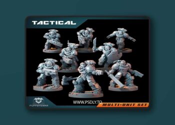 Puppetswar Miniatures – Prime Strikers Tactical – 3D Print Model