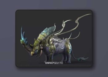 Rhinoceros Low-poly 3D Model