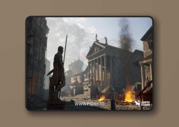 Roman Volcanic Temple (Ancient Medieval Village Greek Buildings City Street) [5.0 – 5.6]