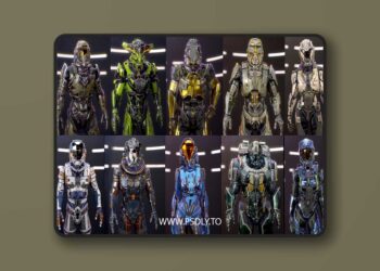 Sci-Fi Armors Full Pack (4.23 – 4.27 and 5.0 – 5.4)