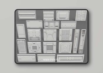 Sci-Fi Panels - 20 pieces - Collection - 2