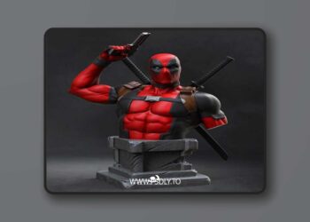Stalyn Quito – Deadpool Bust – 3D Print Model STL
