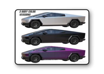 Tesla Cybertruck mid-poly – 3D Model