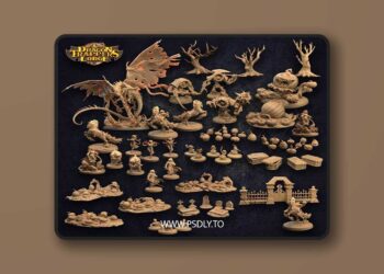 The Dragon Trappers Lodge – Stoican Halloween – 3D Print Model STL