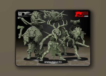 Trench Stench – Fang of the Seething Black – Cultists – 3D Print Model