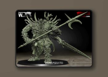 Trench Stench – Fang of the Seething Black – Desecrated Saint – 3D Print Model