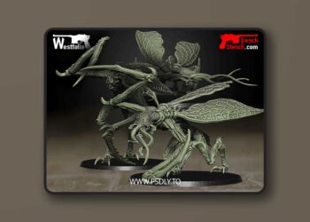 Trench Stench – Fang of the Seething Black – Pit Locusts – 3D Print Model