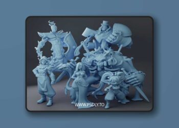 Twin Goddess Miniatures December 2024 – 3D Print Model