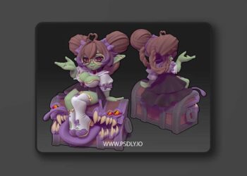 Twin Goddess Miniatures – Podge the Goblin – 3D Print Model STL 1