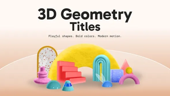 Videohive - 3D Geometry Titles - 60364650 1 Videohive - 3D Geometry Titles - 60364650