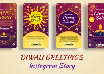 Videohive - Diwali Greething Vertical - 60318262