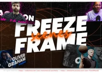 Videohive - Dynamic Freeze Scenes - Frozen Cut-Out Titles - 60094925