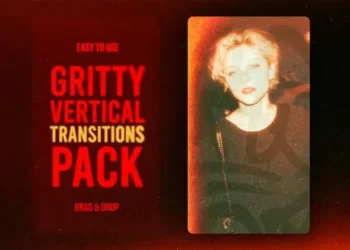 Videohive - Gritty Vertical Transitions - 60232342