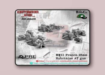 WWII French Hotchkiss AT gun – 3D Print Model STL