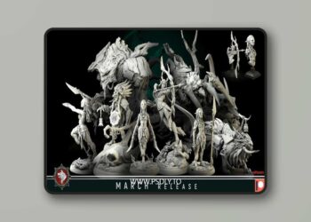 White Werewolf Tavern – March 2021 – Barren Raiders – 3D Print Model