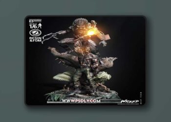 Wicked – Predator and Dutch Diorama V2 – 3D Print Model