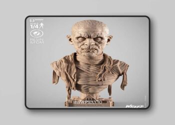 Wicked – The Mummy Portrait Bust – 3D Print Model STL