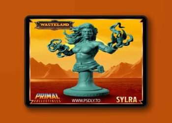 Witch – Syldra Bust – 3D Print Model