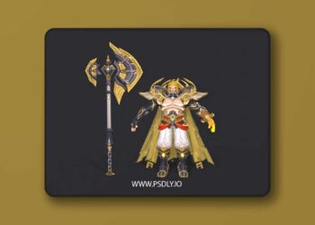 Xiang Yu Low-poly 3D Model