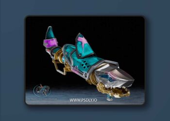 Yosh Studios – Jinx Bazooka – 3D Print Model