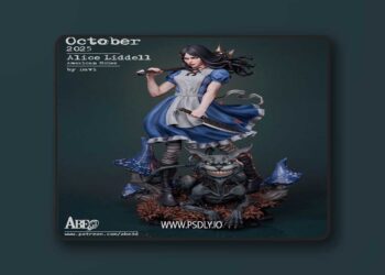 Abe3D – Alice Liddell – 3D Print Model STL